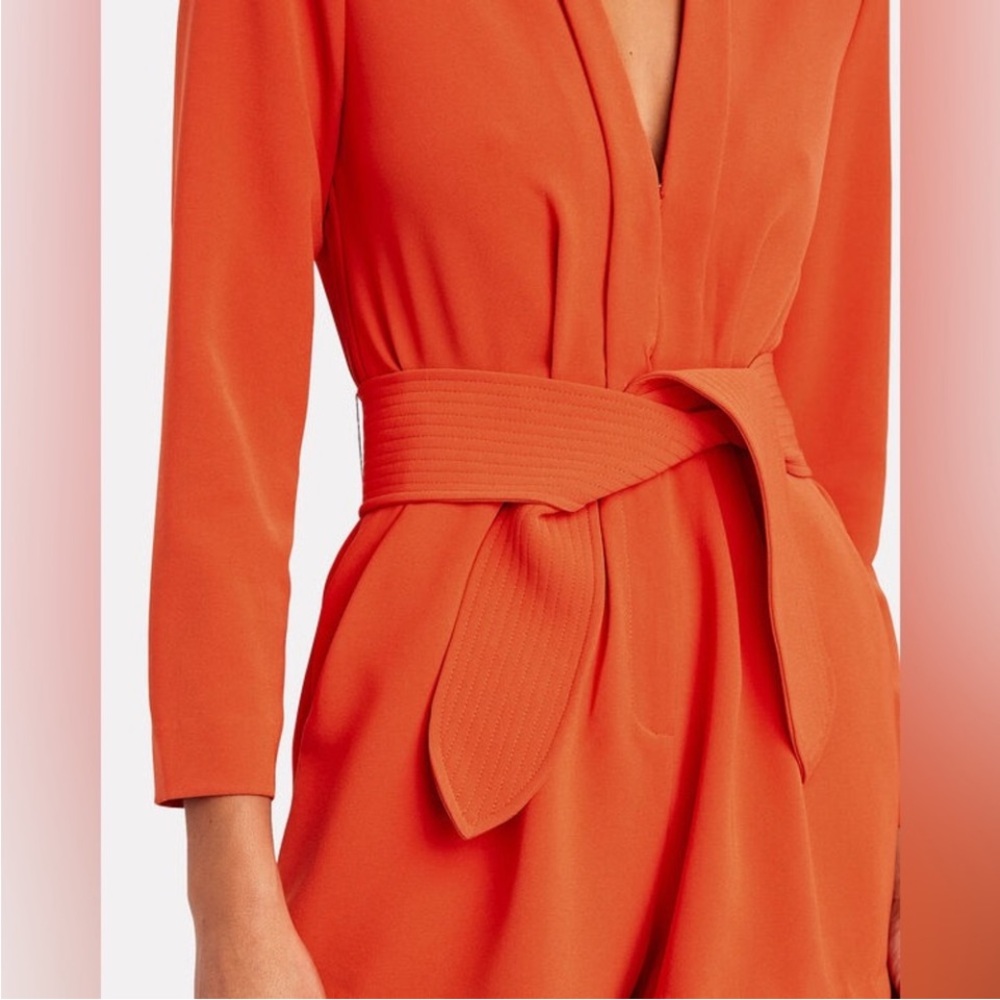 A.L.C.
Heston Sash Tie Crepe Romper - Picture 4 of 8